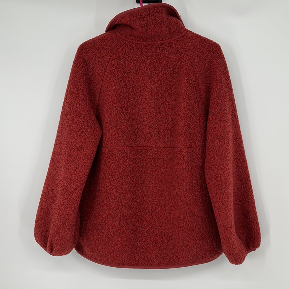 Madewell sherpa teddy pullover sweater size Medium - Picture 2 of 6